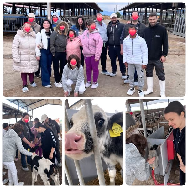 Επίσκεψη στην Κτηνοτροφική Μονάδα “Κοτόπουλου” 🐄